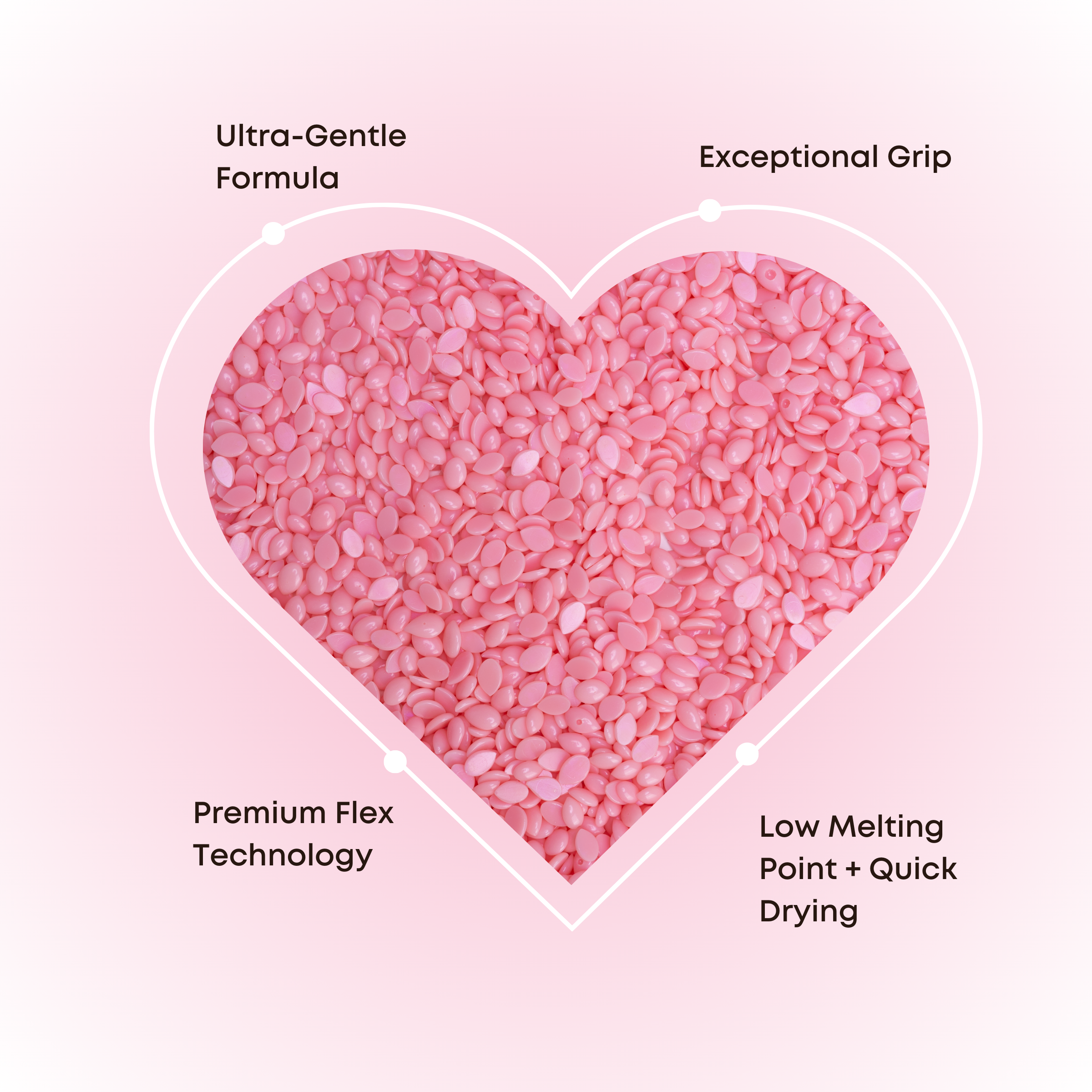 Pink Bushbeads Premium Hard Wax