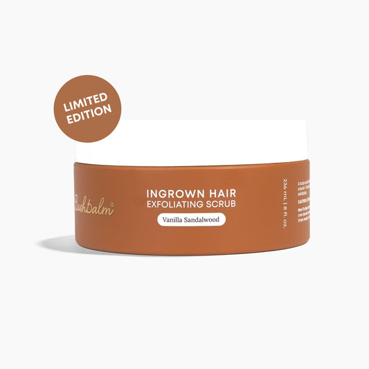 Ingrown Hair Exfoliating Body Scrub Vanilla Sandalwood