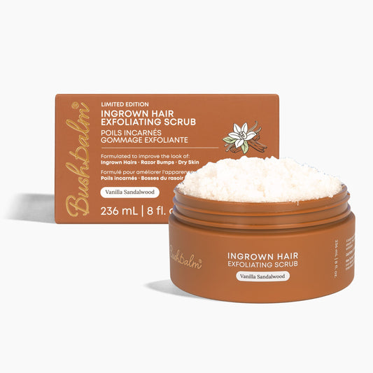 Ingrown Hair Exfoliating Body Scrub Vanilla Sandalwood