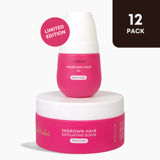 Pink and white skincare products with 'Limited Edition' label on a white background