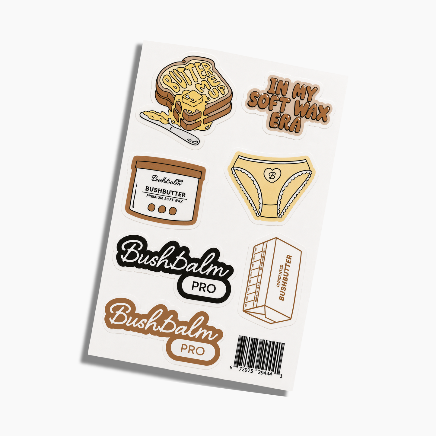 Bushbutter Sticker Sheet