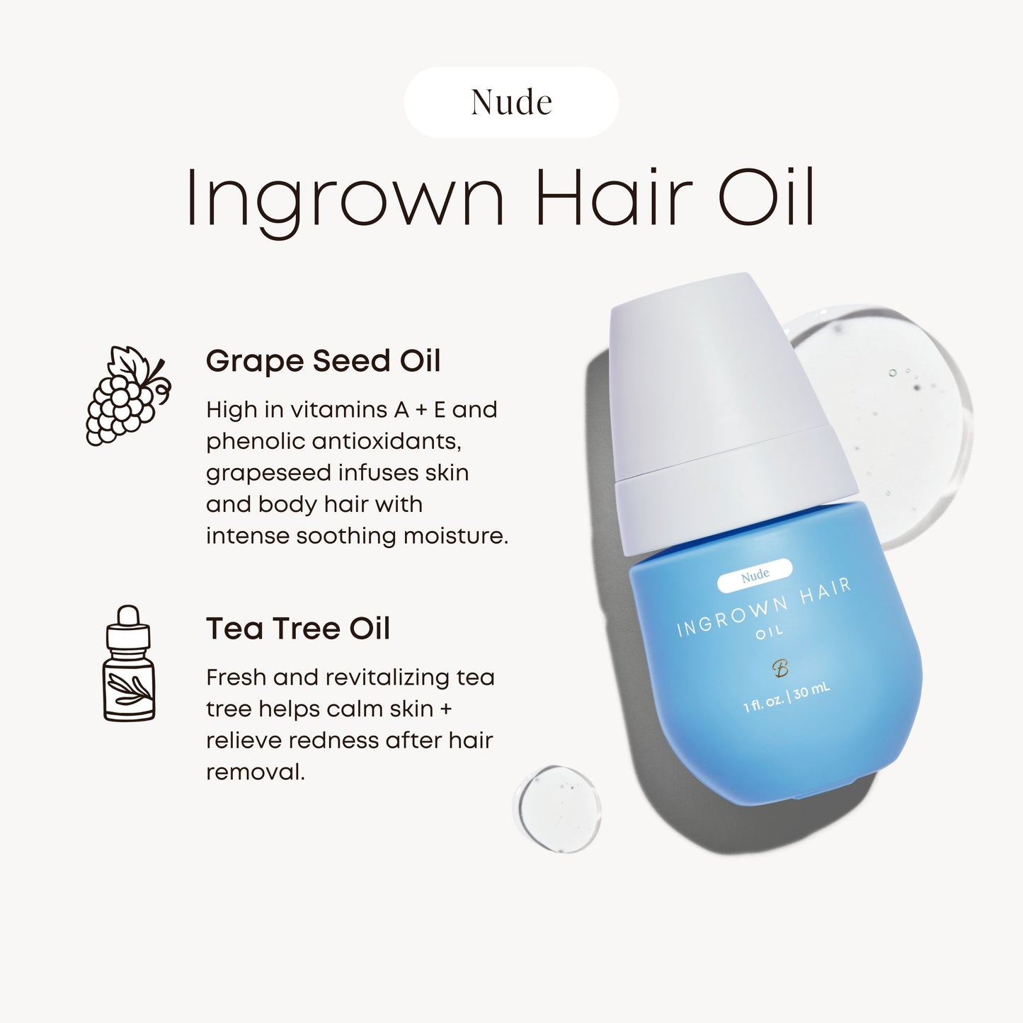 Ingrown Hair + Pre-Post Wax Oil