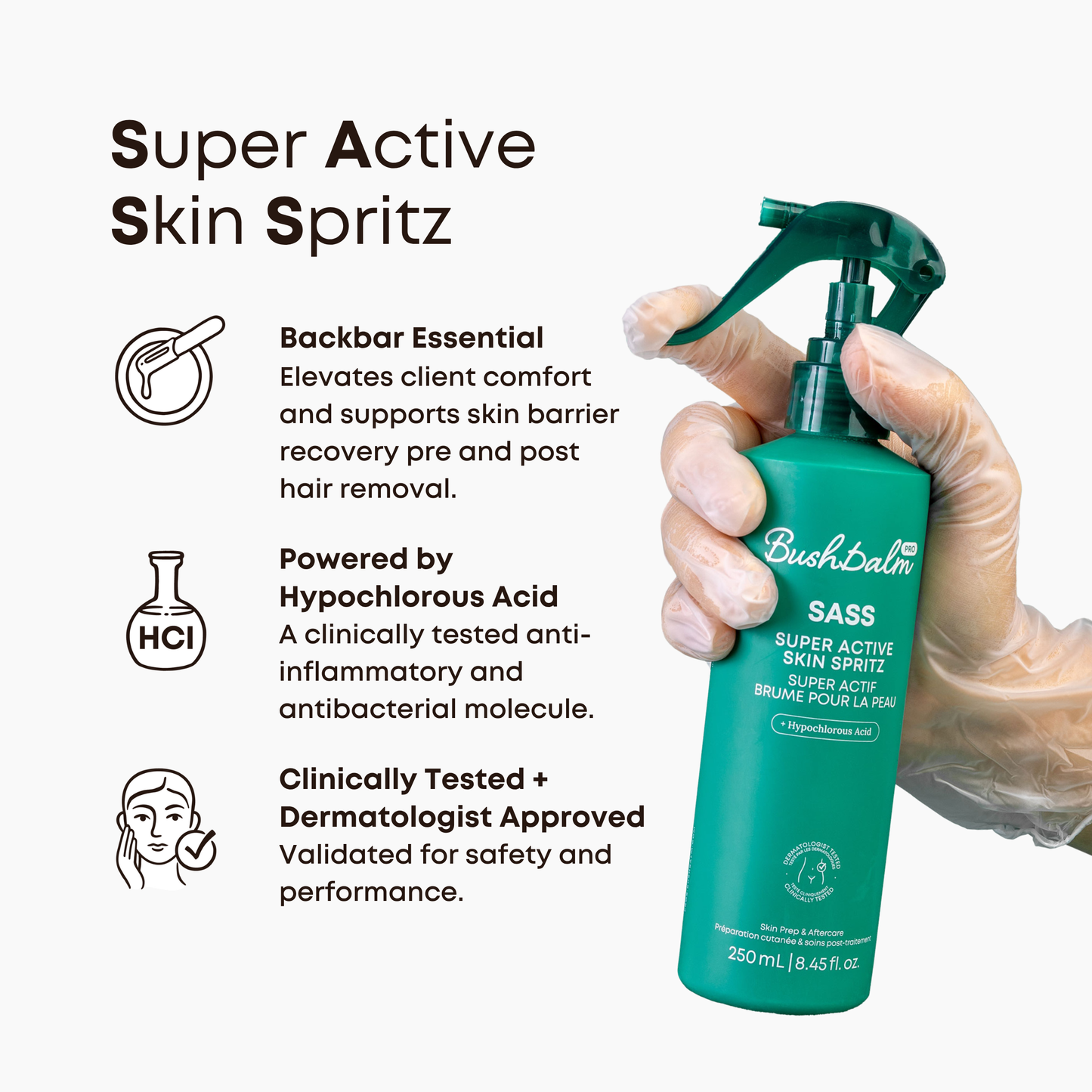 SASS (Super Active Skin Spritz) - Backbar