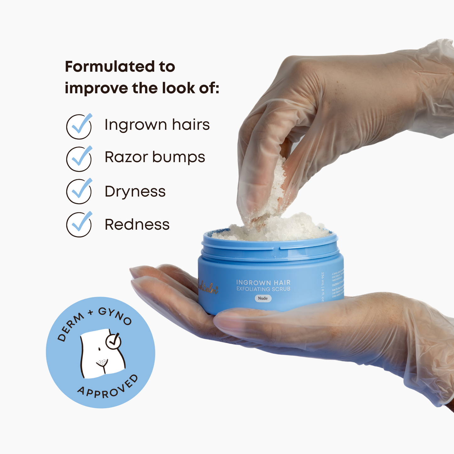 Ingrown Hair Exfoliating Body Scrub