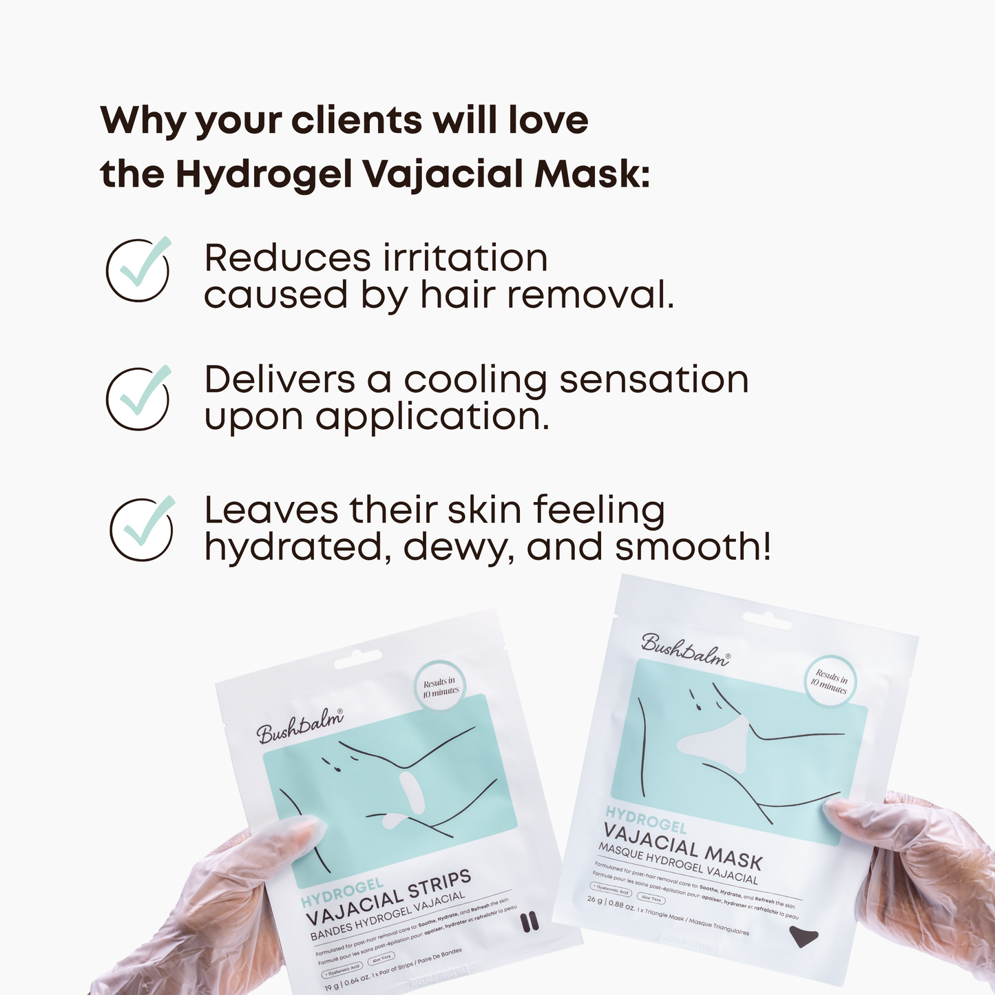 Hydrogel Vajacial Mask Set - Backbar