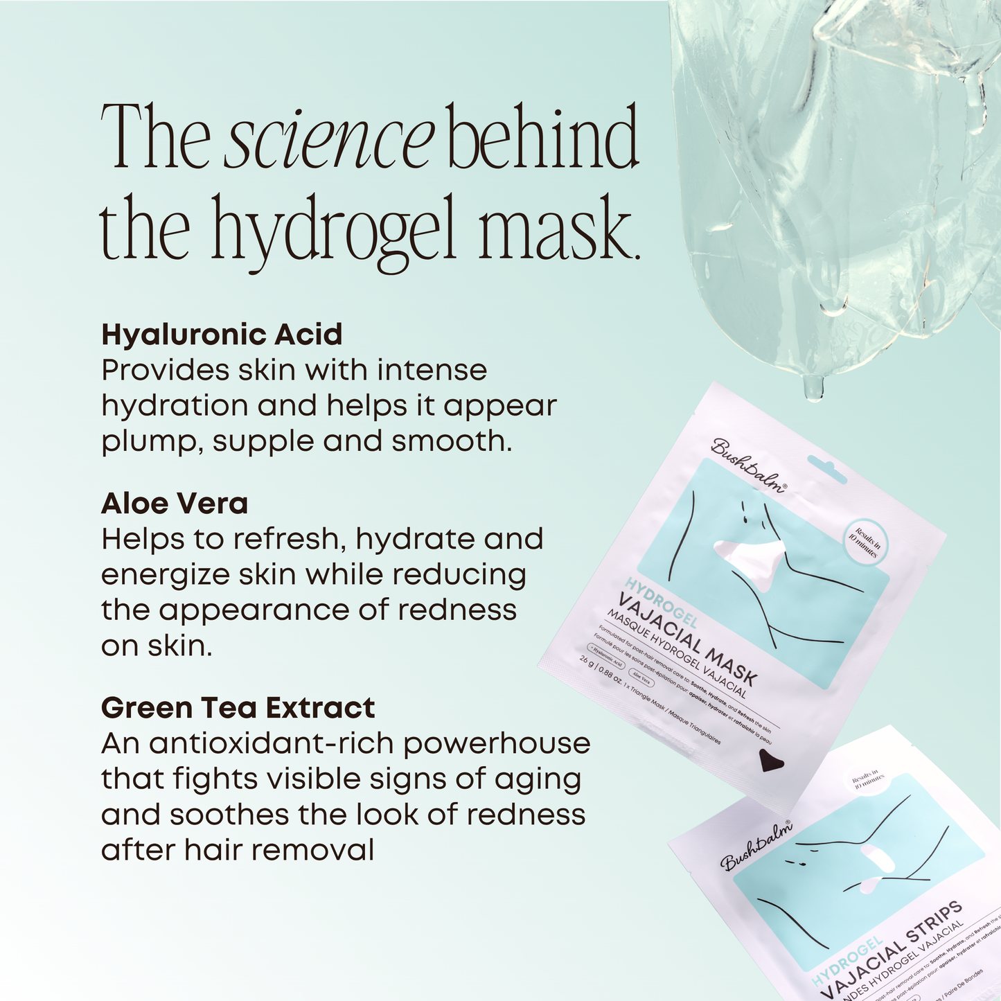 Hydrogel Vajacial Mask Set