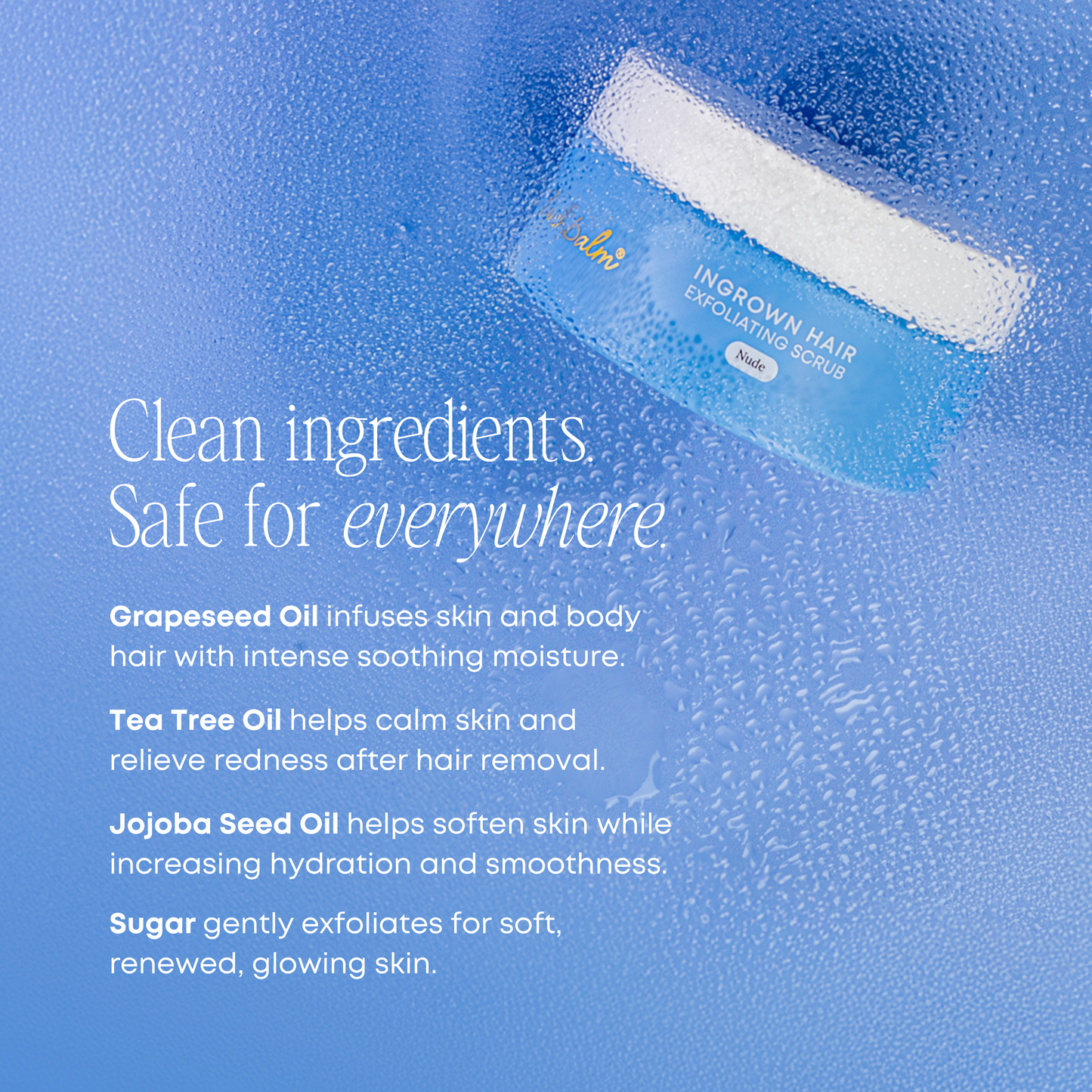 Ingrown Hair Exfoliating Body Scrub