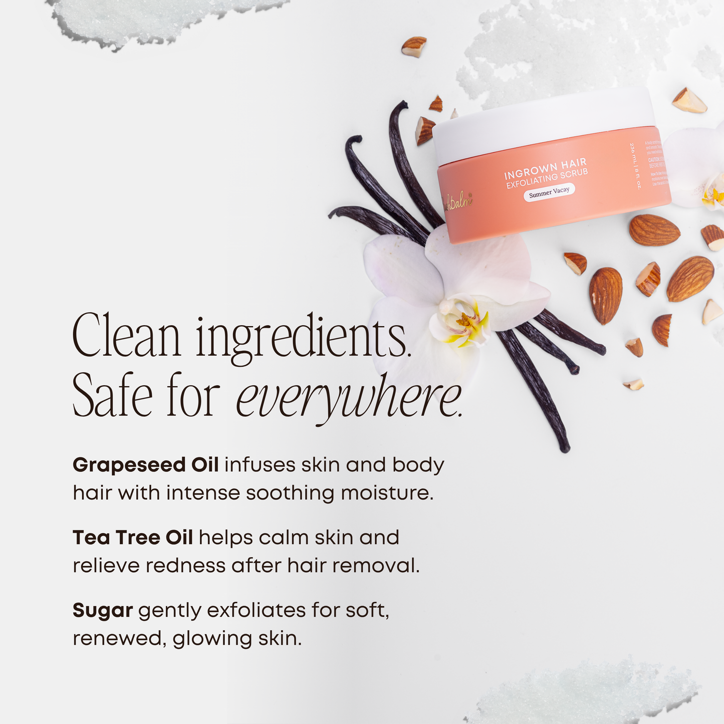 Ingrown Hair Exfoliating Body Scrub