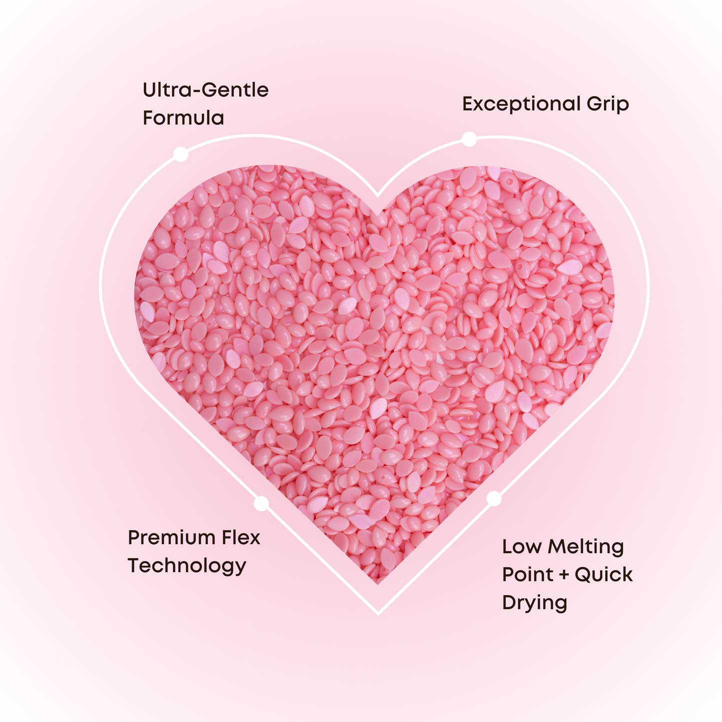 Pink Bushbeads Premium Hard Wax