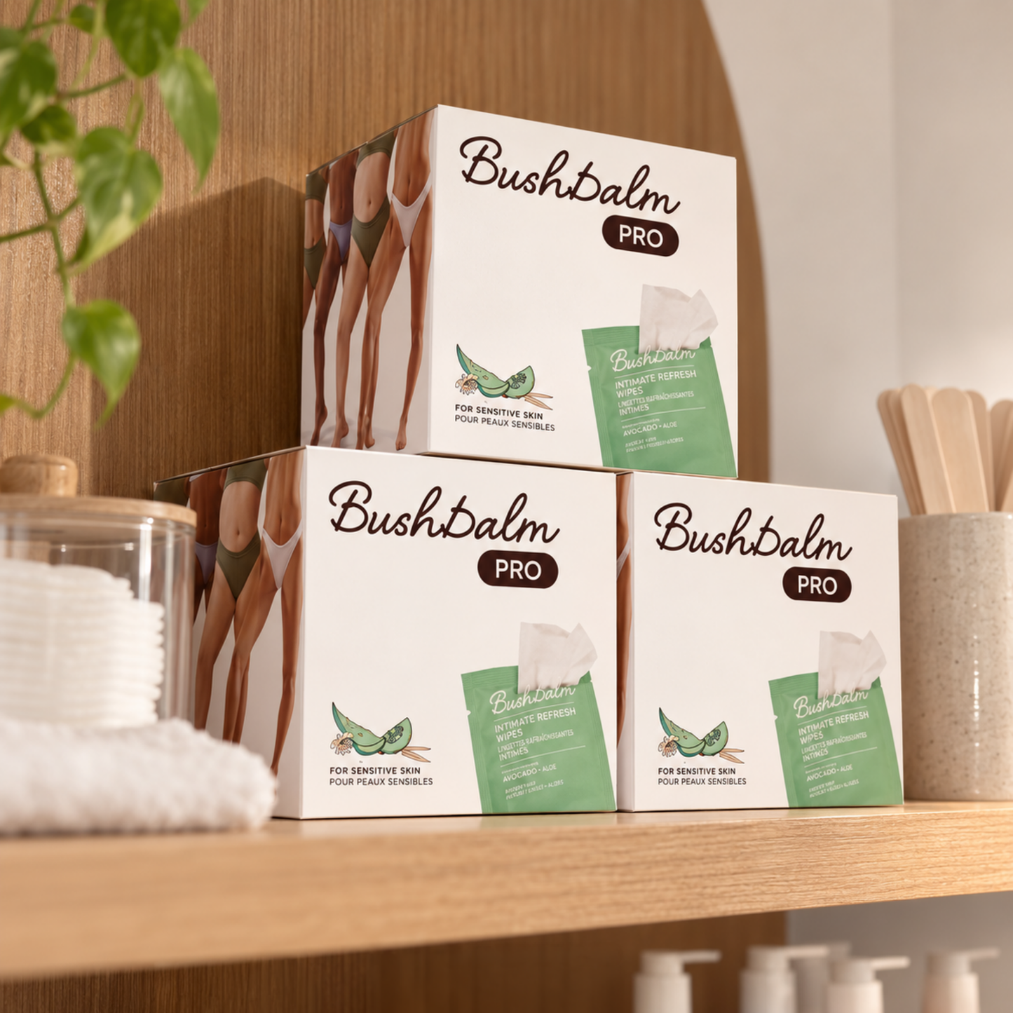 Intimate Refreshing Wipes - Backbar